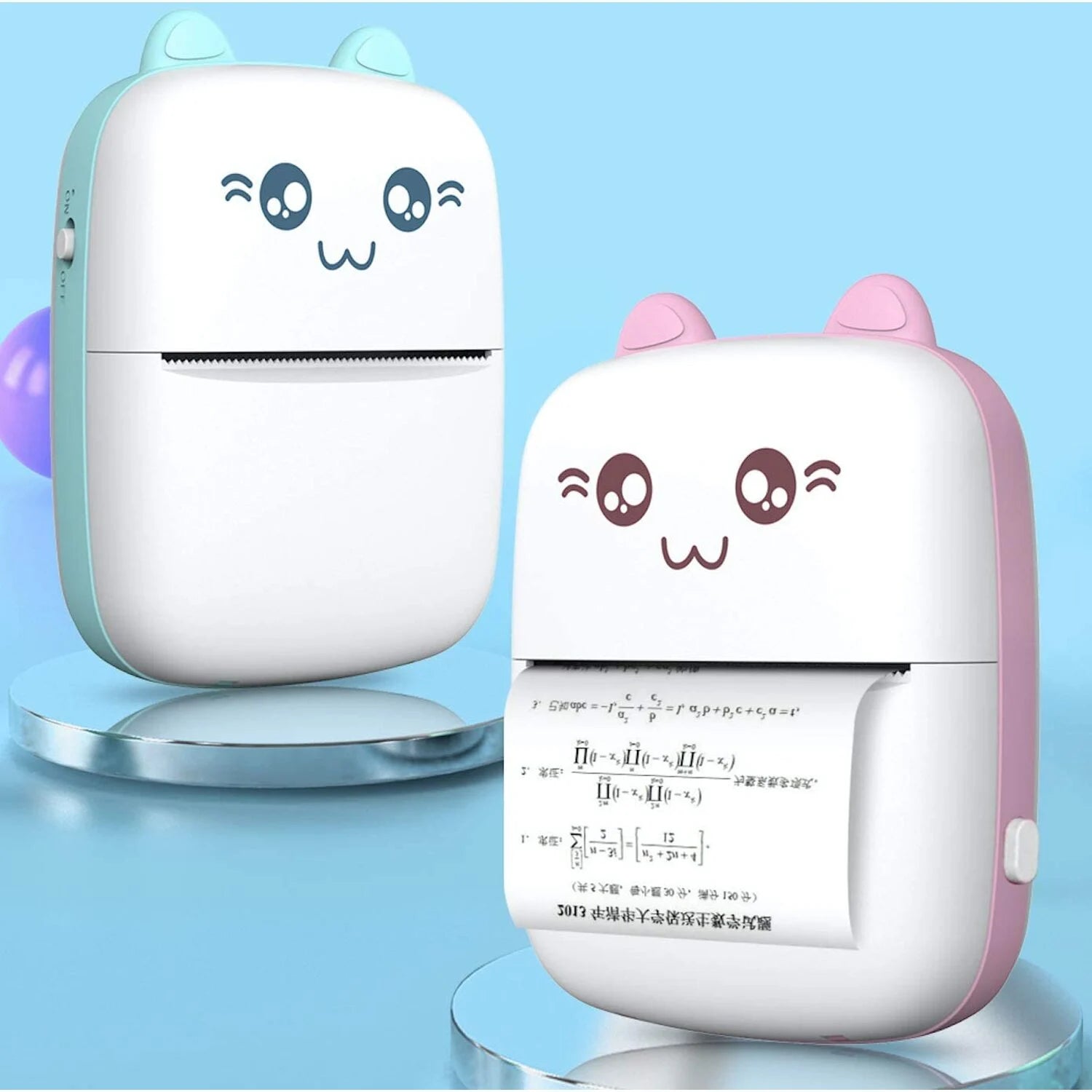 Mini Impresora Portátil Bluetooth Gato + Envió Gratis