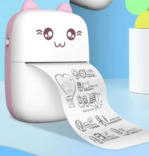 Mini Impresora Portátil Bluetooth Gato + Envió Gratis