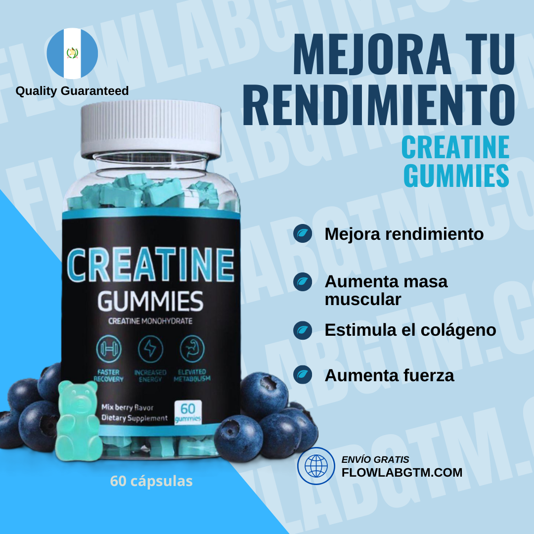 🔥 Creatine Gummies + Envío Gratis 🚚 | Potencia tu fuerza desde hoy