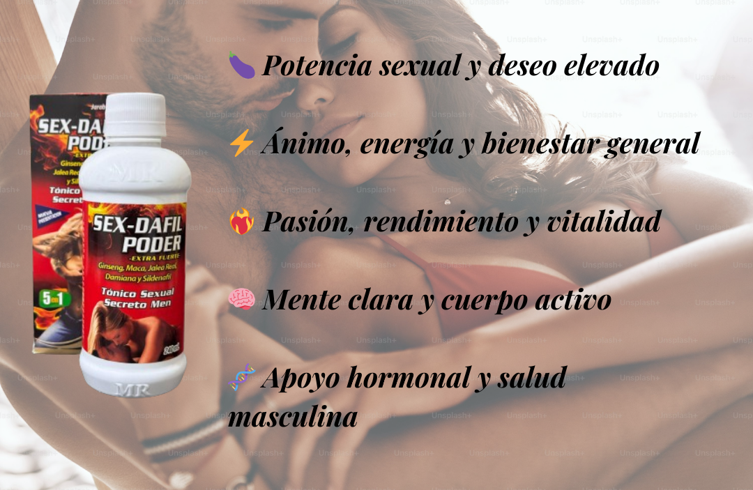 🔥TONICO NATURAL PARA ENERGÍA Y VITALIDAD MASCULINA | Fórmula Potente de 240 ml