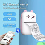 Mini Impresora Portátil Bluetooth Gato + Envió Gratis